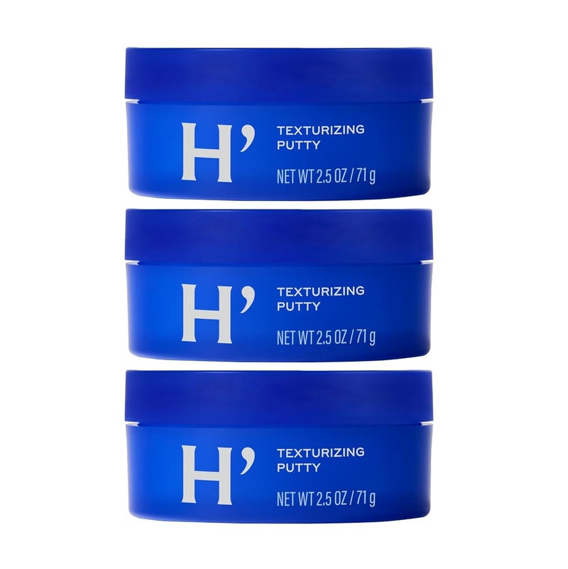 Harrys Texturizing Hair Putty Mens Hair Styling Products 25 Fl Oz 3 Pack