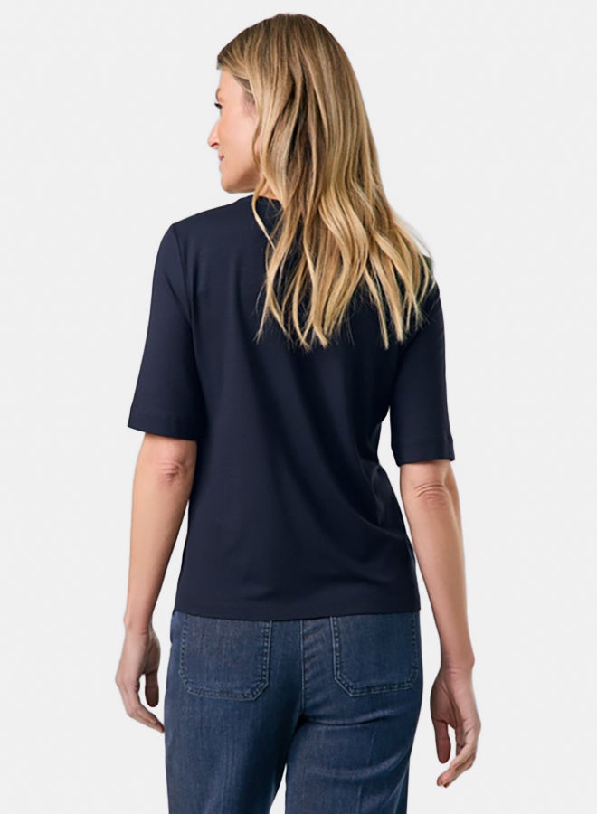 GERRY WEBER Blouse Top With Fabric Panelling  - Image 2