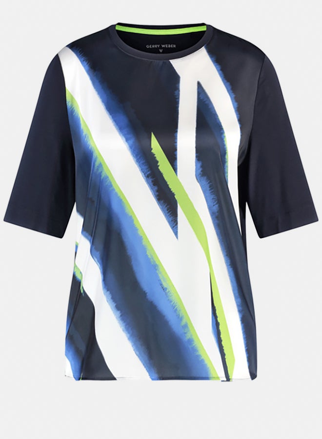 GERRY WEBER Blouse Top With Fabric Panelling  - Image 4