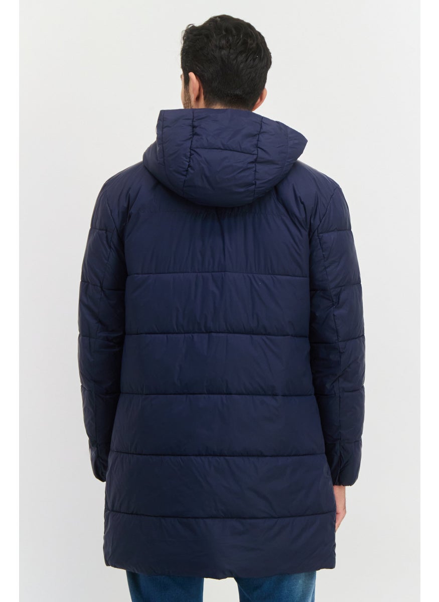 HUGO by Hugo Boss Men Padded Puffer Jacket, Navy  - Image 3