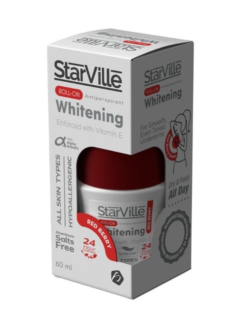 Whitening Roll on With Vitamin E Redberry Scent 60ml