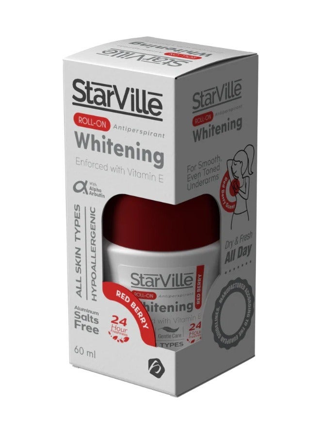 Whitening Roll on With Vitamin E Redberry Scent 60ml