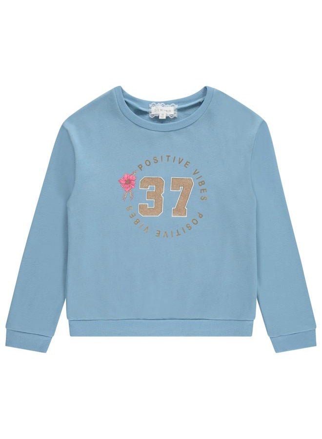 BTween Girls 3-Pack CVC Fleece Pullover Tops, Soft, Cozy, and Stylish Sweatshirts - Lake, Size 7 - Image 3