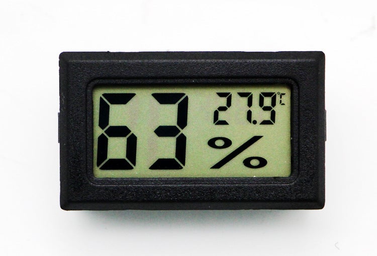 Factory direct temperature and humidity meter embedded mini electronic digital display indoor and outdoor pet reptile Wireless Temperature and Humidity Meter White Fahrenheit 