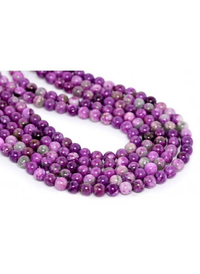 Adabele - 1 Strand Adabele Natural Purple Sugilite Crystal Healing Gemstone 8Mm (0.31 Inch) Round Loose Beads Gem Stone Spacer (43 46Pcs) For Jewelry Craft Making Gf2 8 - Image 1