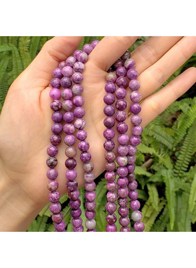 Adabele - 1 Strand Adabele Natural Purple Sugilite Crystal Healing Gemstone 8Mm (0.31 Inch) Round Loose Beads Gem Stone Spacer (43 46Pcs) For Jewelry Craft Making Gf2 8 - Image 1
