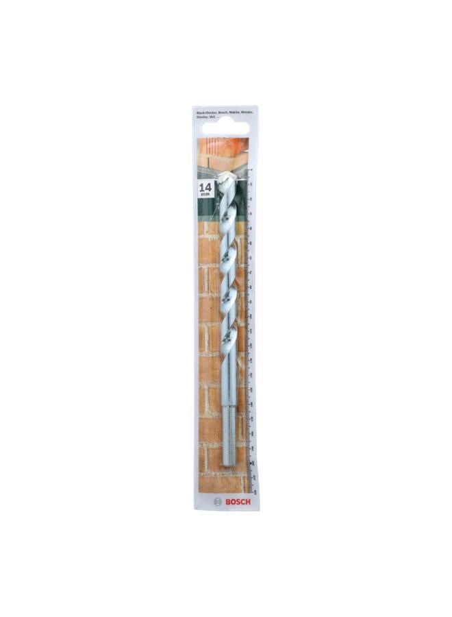 BOSCH Impact-Resist Tungsten Carbide Tip Masonry Drill Bit Silver 14 x 200mm JE2 609 255 450 