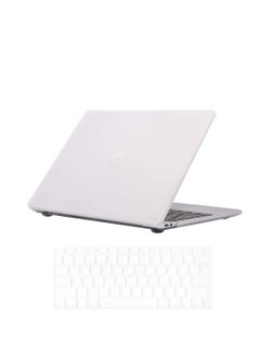 Hard Case Compatible with Huawei MateBook 13S 2021--2023, Clear Laptop Protective Hard Shell Case for Huawei Mate Book 13 inch with Keyboard Cover Skin, Frosted Clear