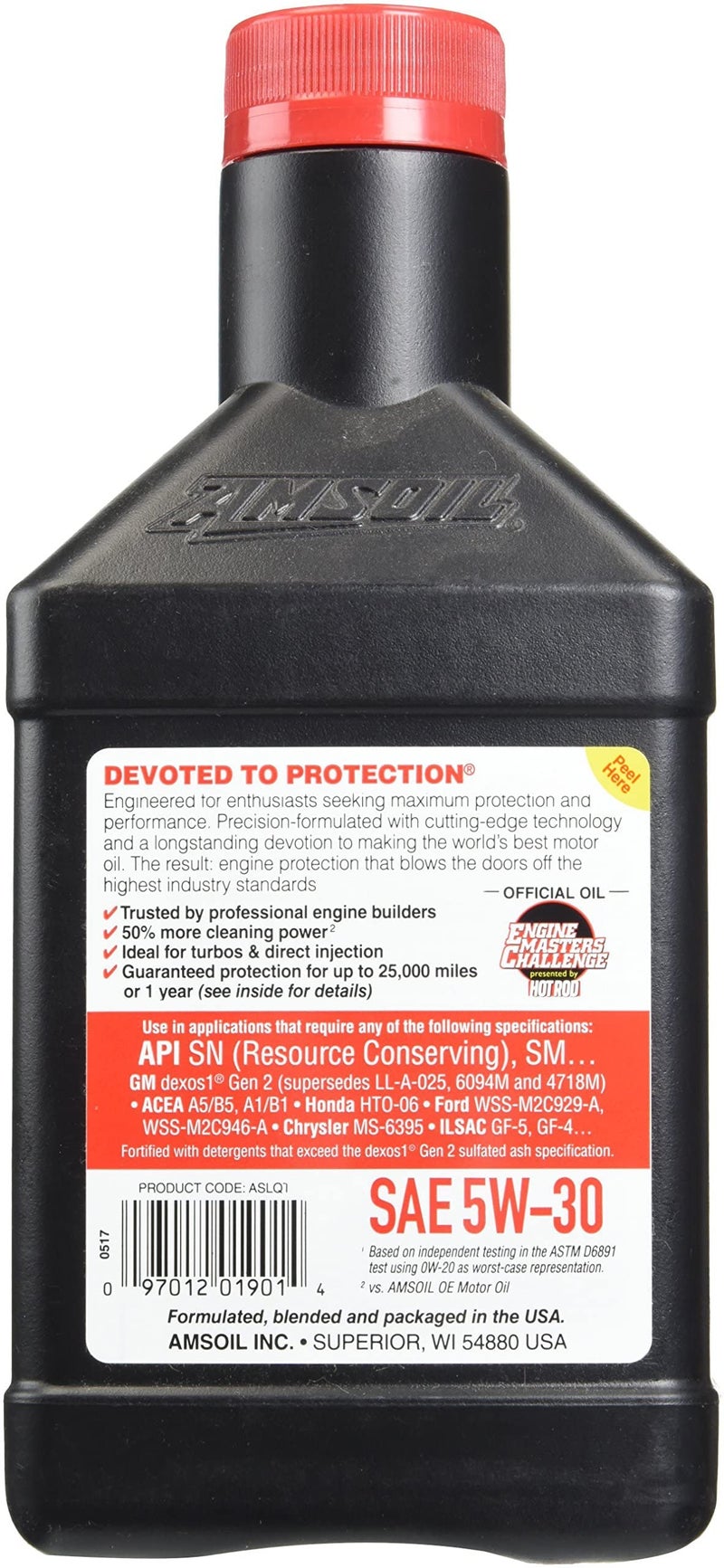 AMSOIL Signature Series 5W-30 Synthetic Motor Oil for Cars - Image 2
