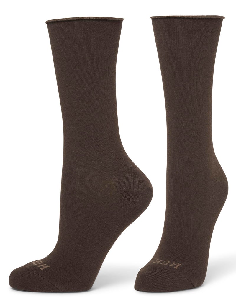 Hue Women's Jeans Sock (Pack of 3), Espresso, One Size - Image 3