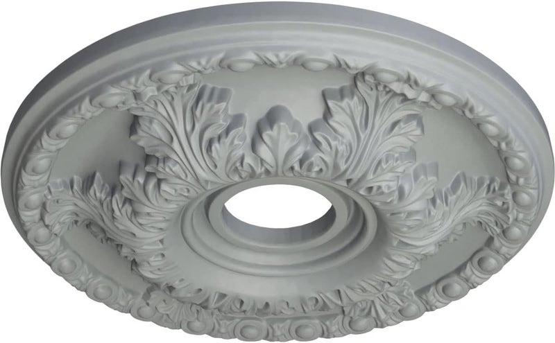 Ekena Millwork CM18GA 18-Inch OD x 3 1/2-Inch ID x 1 3/4-Inch Granada Ceiling Medallion - Image 2