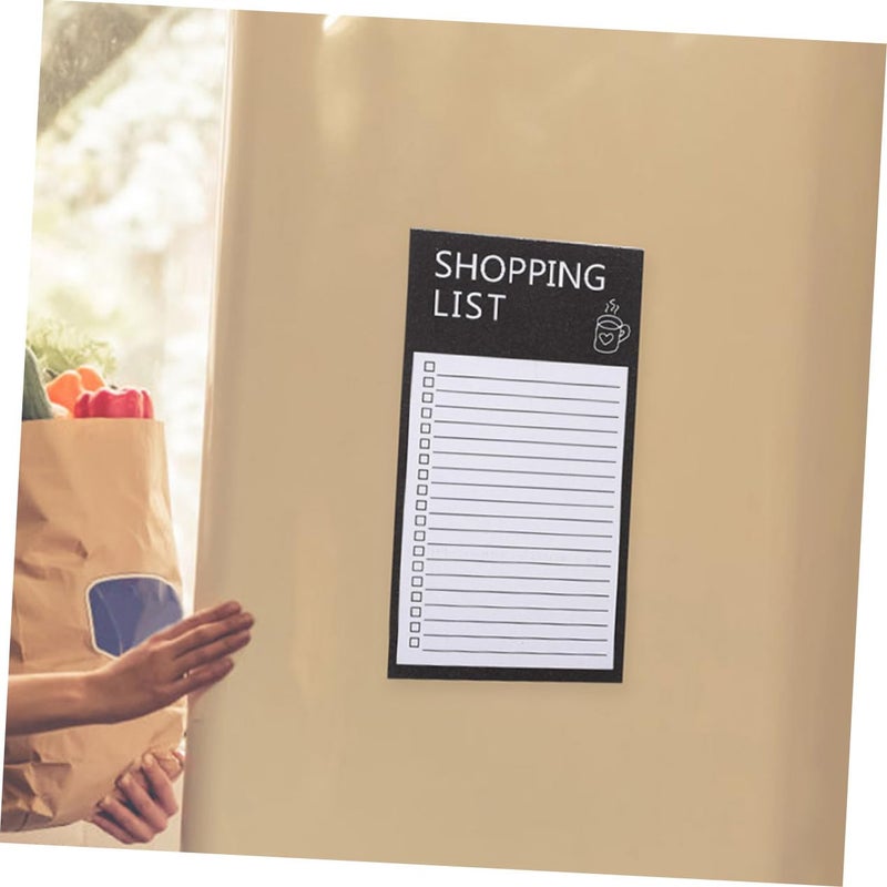 2Pcs Magnetic Refrigerator Shopping List Notepad White for Easy Home Organization - Image 5