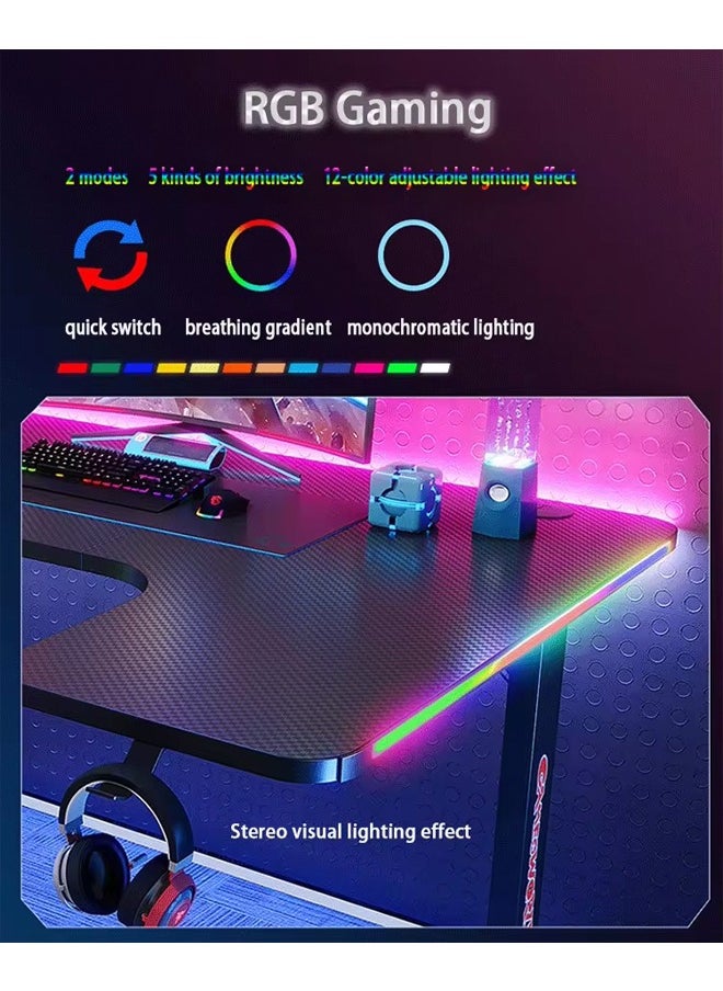 Ergonomic Gaming and Computer Desk with LED Lights 140 CM - pzsku/ZEC4A658B1F0A5AAC4E6BZ/45/_/1722674273/150b8369-1a53-4260-8bd8-259af041c6fb