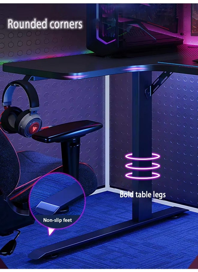 Ergonomic Gaming and Computer Desk with LED Lights 140 CM - pzsku/ZEC4A658B1F0A5AAC4E6BZ/45/_/1722674293/3d38c7f6-c8e5-4f9c-8503-31a48d414235