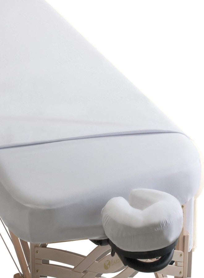 EarthLite Professional Microfiber Face Cradle Cover - Silky, Wrinkle Resistant, Quick-Drying, Reusable for Massage Tables (1 Pack) - Image 3