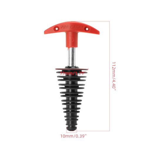 PRO CAKEN Universal 0.39-1.29 inch 10-33MM Muffler Exhaust Wash Plug for Motorcycle Dirt Bike ATV 2 Stroke Rubber Exhaust Silencer - Image 2