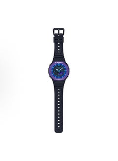 CASIO octagonal sports waterproof and shockproof watch GA-2100  black purple  - Image 2