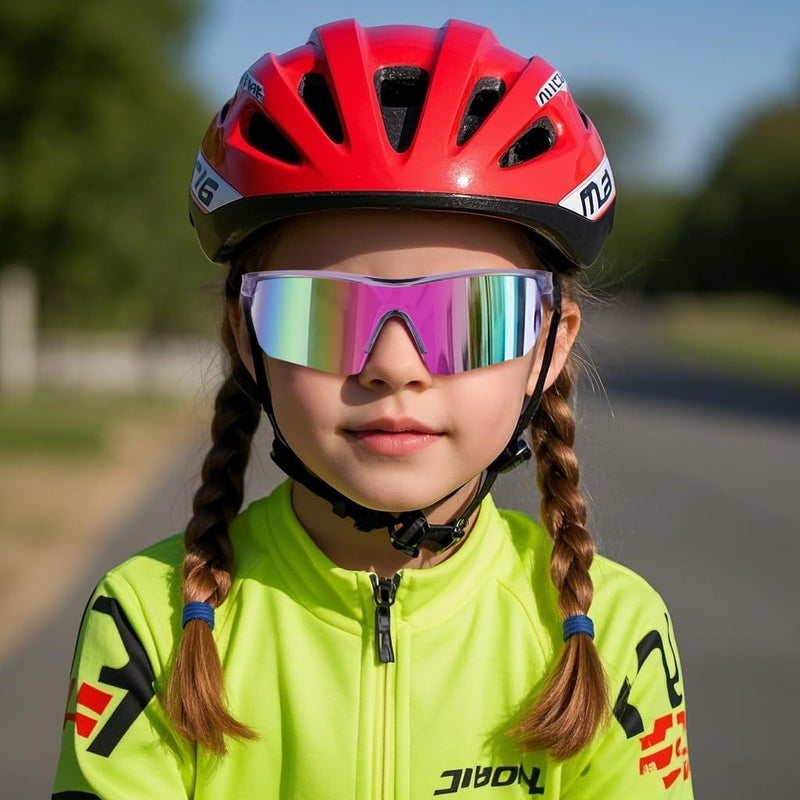 FEISEDY Kids Teens Baseball Polarized Sunglasses Sports TR90 Frame Boys Girls Cycling B2454 - Image 2