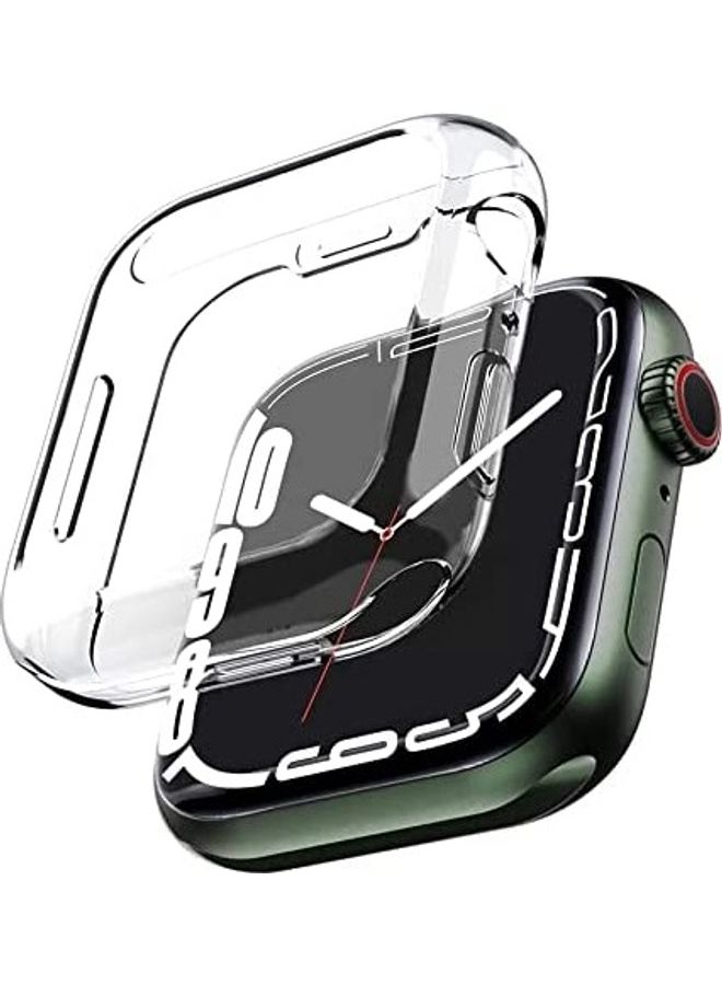 NIBEMINENT Protector Compatible For Apple iWatch Series 7 Clear - Image 1