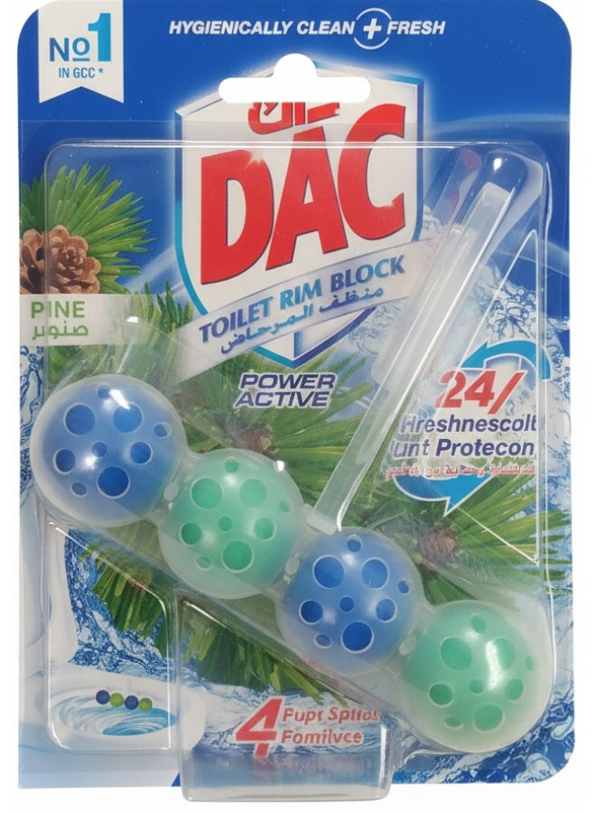 داك كتلة حافة المرحاض نظيفة ومنعشة 24/7 من الصنوبر 50 جم - Image 1