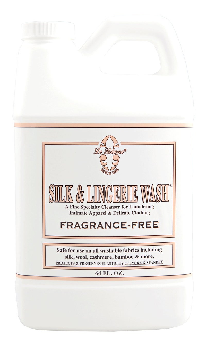 Le Blanc Fragrance-Free Silk & Lingerie Wash - Luxury Laundry Cleanser for Delicates - 64 oz. (1 pack)