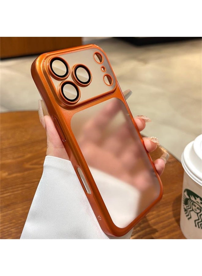 aeen iPhone 17 Pro Max Matte Orange Phone Case – Luxury Ultra Slim Hard PC Protective Cover, Lightweight Scratch-Resistant Case for Daily Use - Image 1