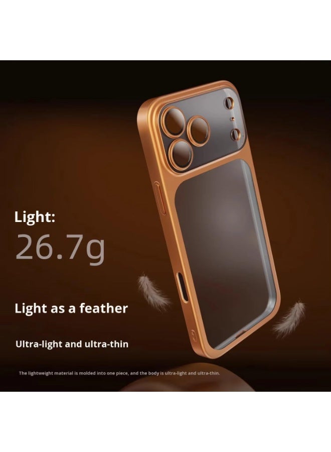 aeen iPhone 17 Pro Max Matte Orange Phone Case – Luxury Ultra Slim Hard PC Protective Cover, Lightweight Scratch-Resistant Case for Daily Use - Image 4