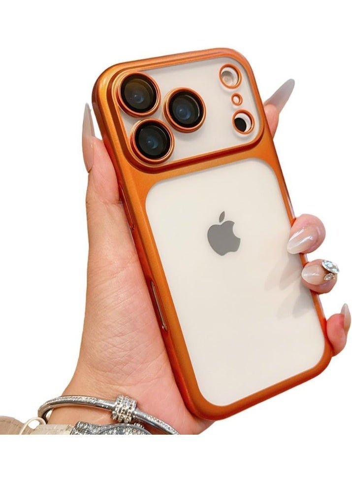 aeen iPhone 17 Pro Max Matte Orange Phone Case – Luxury Ultra Slim Hard PC Protective Cover, Lightweight Scratch-Resistant Case for Daily Use - Image 5