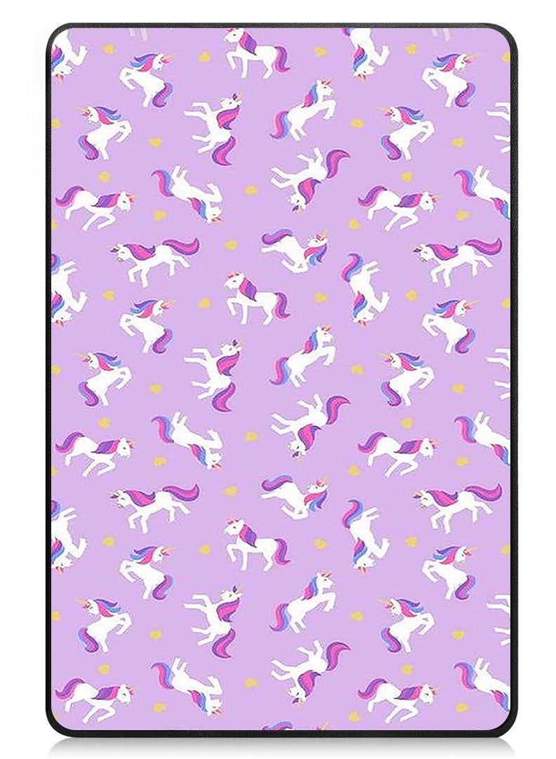 Theodor Protective Flip Case For Lenovo Tab M8 (4th Gen) - 2023 With Trifold Stand Auto Wake Sleep Shockproof Cover unicorn pattern copy - Image 1