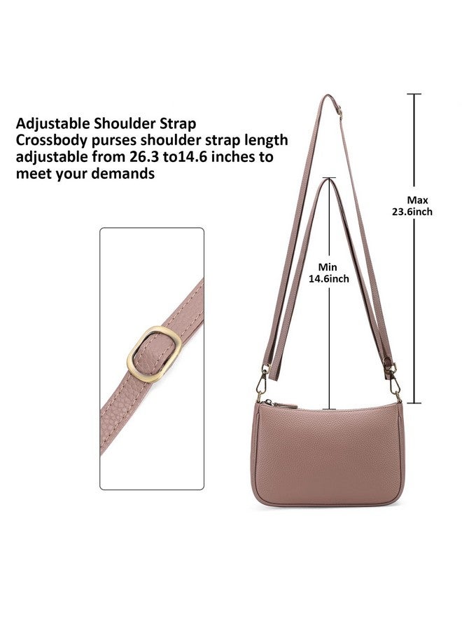 SENDEFN Small Leather Crossbody Bag Wallet For Women Adjustable Shoulder Bags Purses With Zipper - Image 4