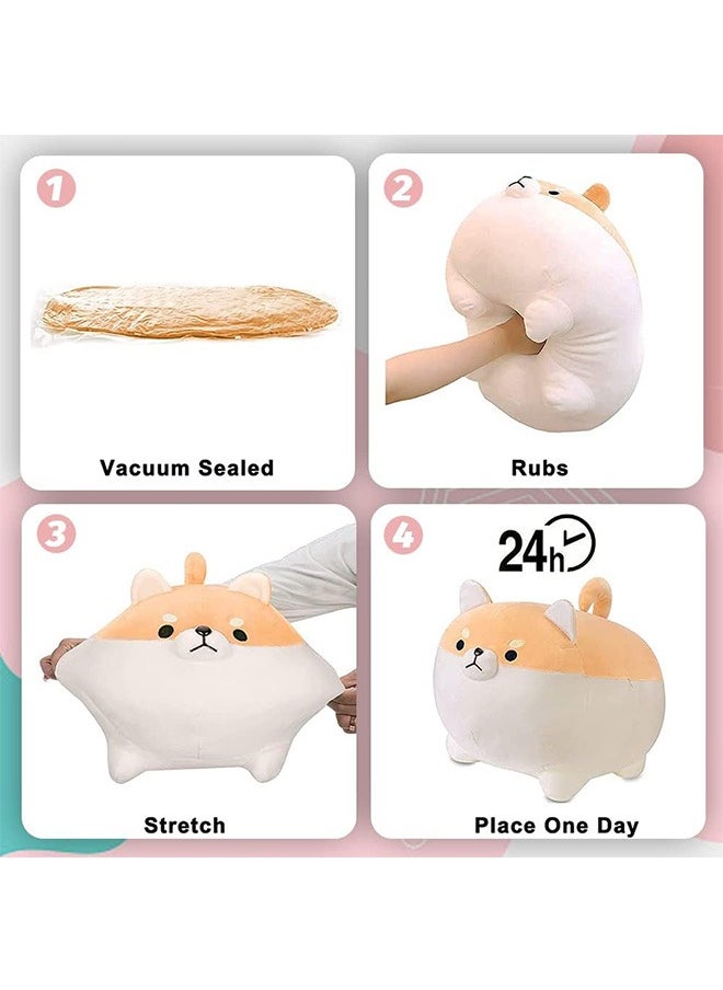 Garlo Stuffed Animal Shiba Inu Plush Dog Toy Anime Plush Soft Pillow, Plushies Shiba Inu Plush Plush Toy Pillows Doll Dog,Plush Toy Gifts for Girl Boy  - Image 4