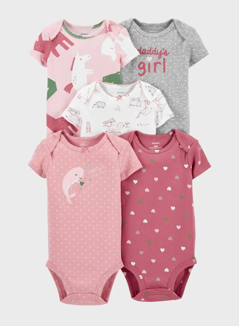 Child of Mine by Carters Infant 5 Pack Daddy'S Girl Bodysuit
