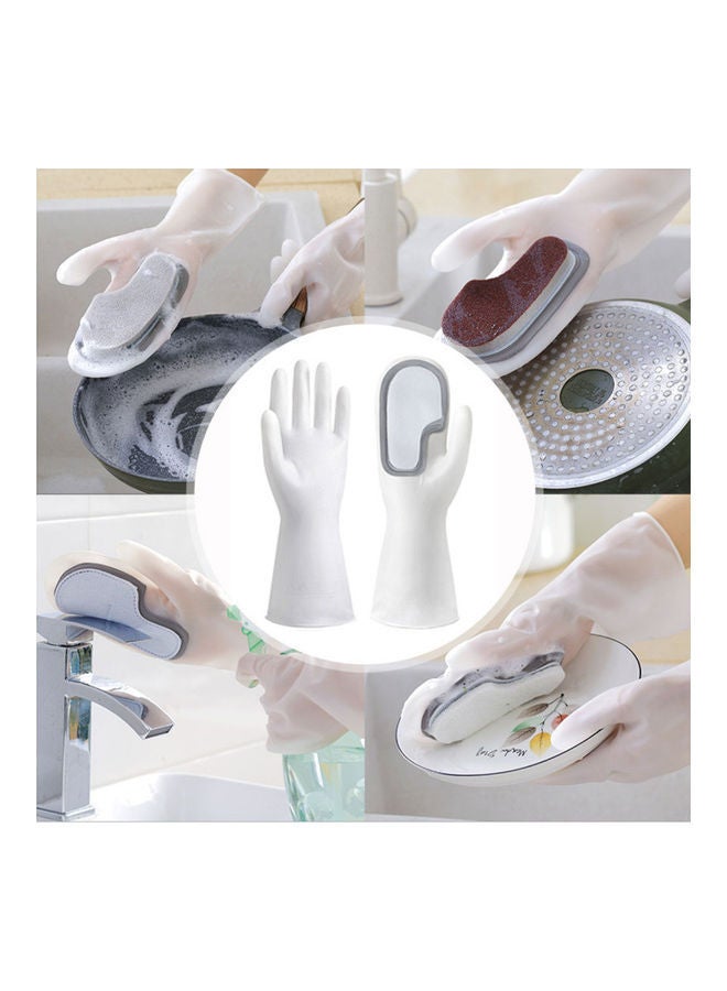 NIBEMINENT Magic Gloves With Wash Scrubber Multicolour - Image 3