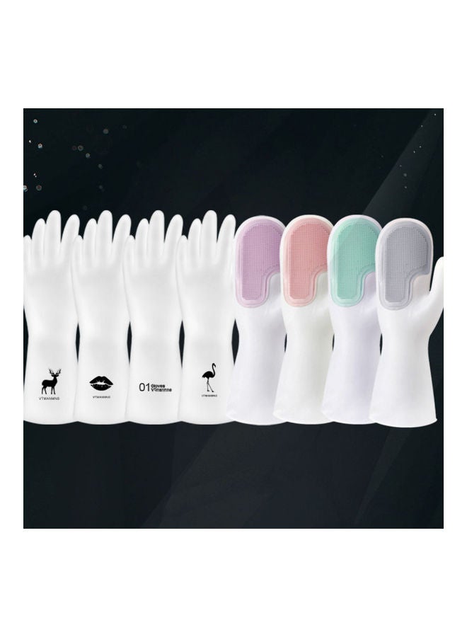 NIBEMINENT Magic Gloves With Wash Scrubber Multicolour - Image 2