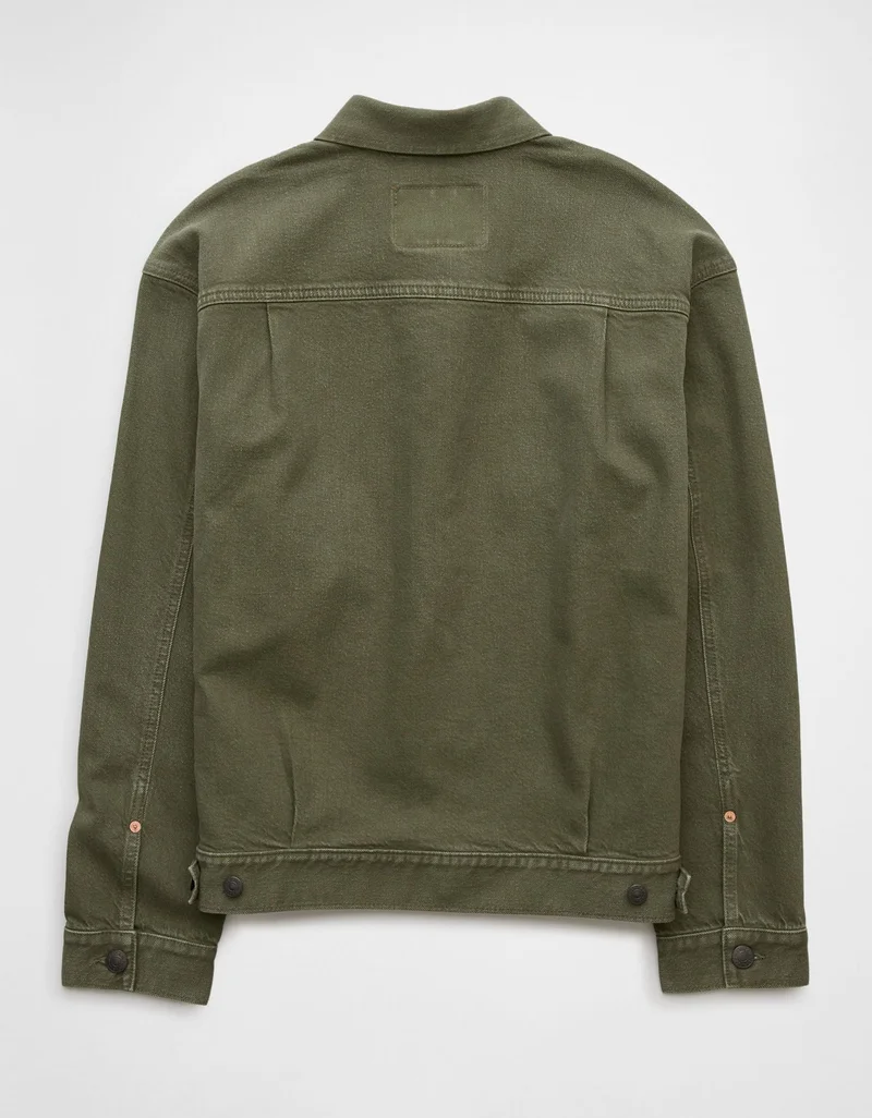 American Eagle  AE Slim Fit Denim Trucker Jacket for Men | Best Price UAE