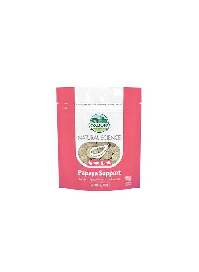 Oxbow Natural Science Papaya Support  High Fiber Supports Digestive Health In Small Animals, 1.16 Oz. - Image 1