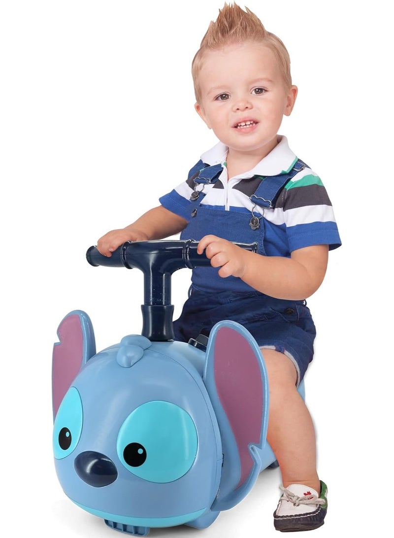Kiddieland Zoom Zoom Stitch Ride‑On Car For Kids with Lights & Sounds | 12–36 Months - Image 1