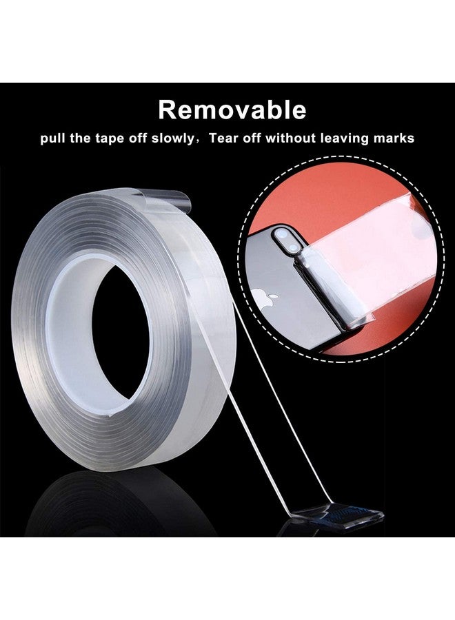 AIPL Double Sided Grip Tape Heavy Duty Ballon Tape Adhesive Tape For Walls Home Kitchen Carpet Car Decoration Transparent Tape Strong Reusable Anti Slip Tap (20 Mm X 3 Mtr X 1Mm Thick) - Image 4