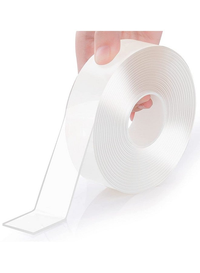 AIPL Double Sided Grip Tape Heavy Duty Ballon Tape Adhesive Tape For Walls Home Kitchen Carpet Car Decoration Transparent Tape Strong Reusable Anti Slip Tap (20 Mm X 3 Mtr X 1Mm Thick) - Image 1