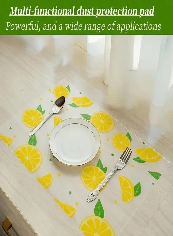 IMPERSE Fridge Mat, Shelf Liner for Kitchen Cabinets - Non-Slip Kitchen Drawer & Refrigerator Liner - Waterproof, Washable Cabinet Mat, Easy to Cut & Install | 45 x 300 cm (Lemon) - Image 3