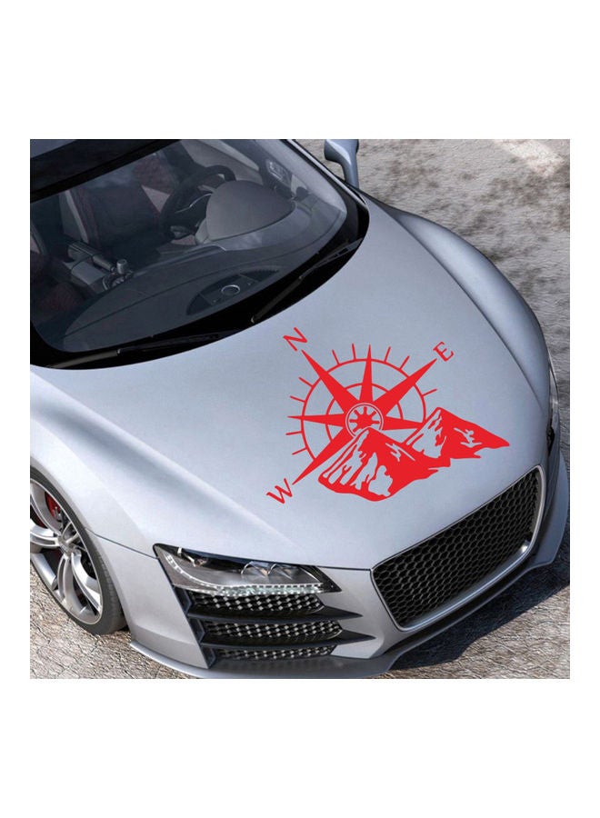 NIBEMINENT 1-Piece Mountains NWE Compass Car Sticker - Image 2