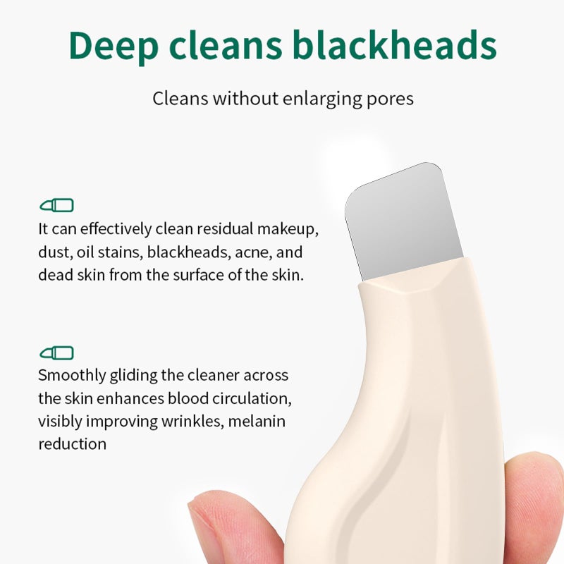 Vangines Silicone Nose Blackhead Remover/Face Spatula for Deep Cleaning Black Head Removal.Mild and Safe Skin Scrubber for Remove Facial and Nose Eheadï¼ˆBeigeï¼‰ - Image 5