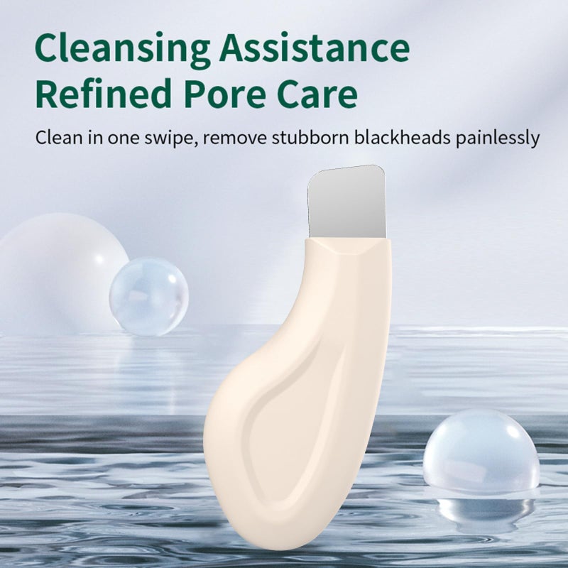 Vangines Silicone Nose Blackhead Remover/Face Spatula for Deep Cleaning Black Head Removal.Mild and Safe Skin Scrubber for Remove Facial and Nose Eheadï¼ˆBeigeï¼‰ - Image 2