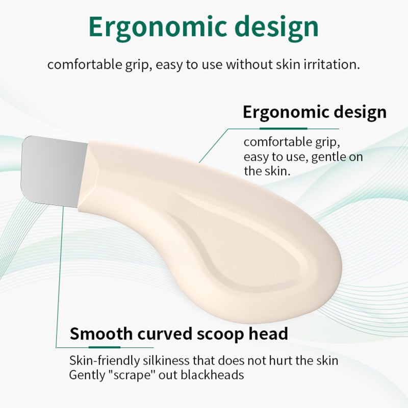 Vangines Silicone Nose Blackhead Remover/Face Spatula for Deep Cleaning Black Head Removal.Mild and Safe Skin Scrubber for Remove Facial and Nose Eheadï¼ˆBeigeï¼‰ - Image 4