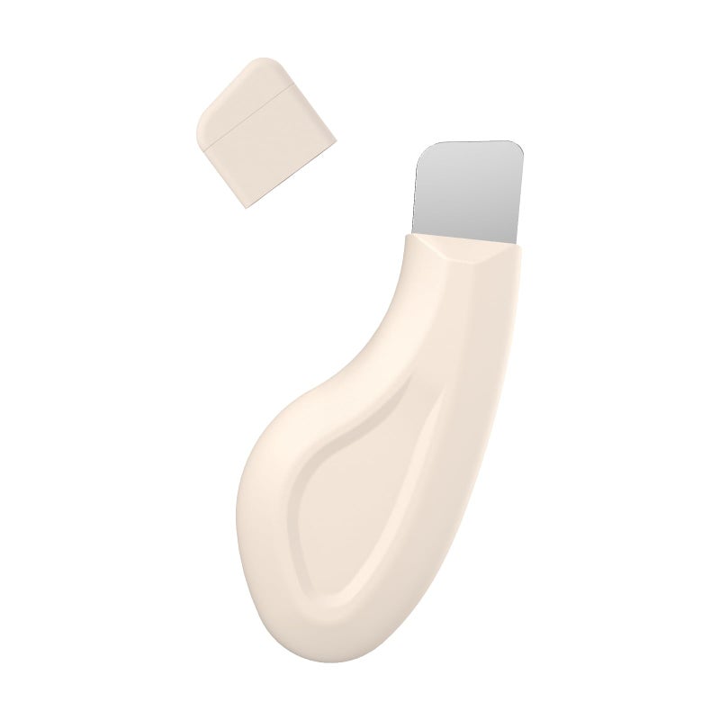 Vangines Silicone Nose Blackhead Remover/Face Spatula for Deep Cleaning Black Head Removal.Mild and Safe Skin Scrubber for Remove Facial and Nose Eheadï¼ˆBeigeï¼‰ - Image 1