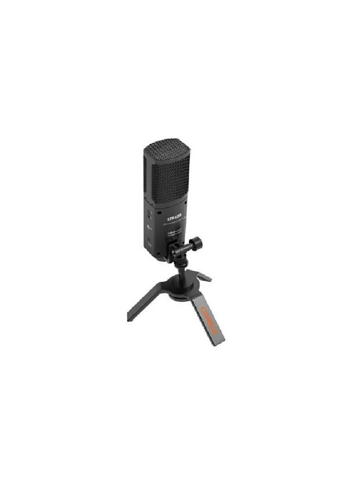 كوميكا ميكروفون كوميكا STM-USB متعدد الاستخدامات بمنفذ USB مكثف قلبي الشكل - أسود - Image 5
