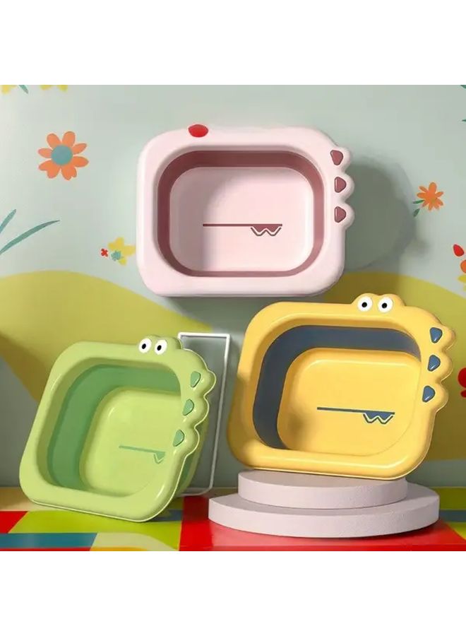 2 Green Portable Folding Dog Bath Tub Small Pet Shower Durable PP Material Easy to Store Ideal for Travel Home Use Pet Bathing Bathtub - Image 3