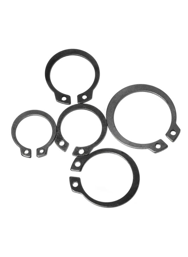 455pcs Alloy Steel External Snap Ring Set Assortment 15 Sizes Retaining Circlip Kit - Image 3