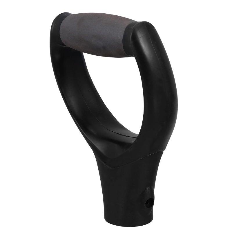 D Shaped Plastic Shovel Handle Replacement 3 2cm Diameter for Garden Digging Raking Snow Lawn Care - Image 2