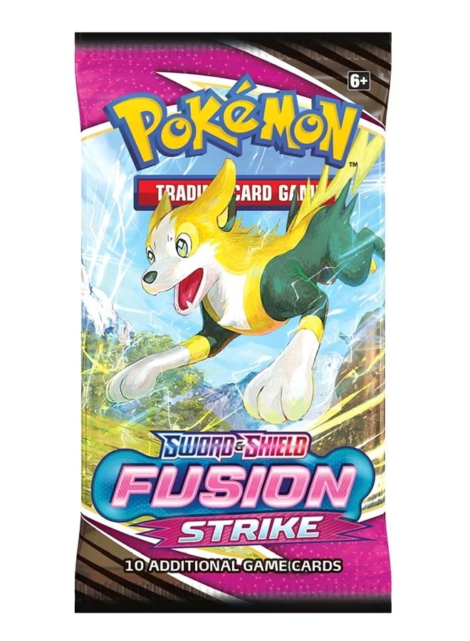 Pokemon Pokémon TCG Sword & Shield—Fusion Strike Booster Pack, 10 Trading Cards, Random Assorted Pack Artwork, Collectible Card Game Expansion - Image 2